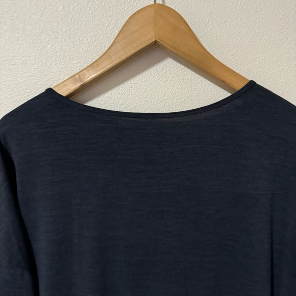 Vuori Lux Performance Jumpsuit Midnight Navy Long Sleeve V Neck Athleisure-M - Picture 8 of 9